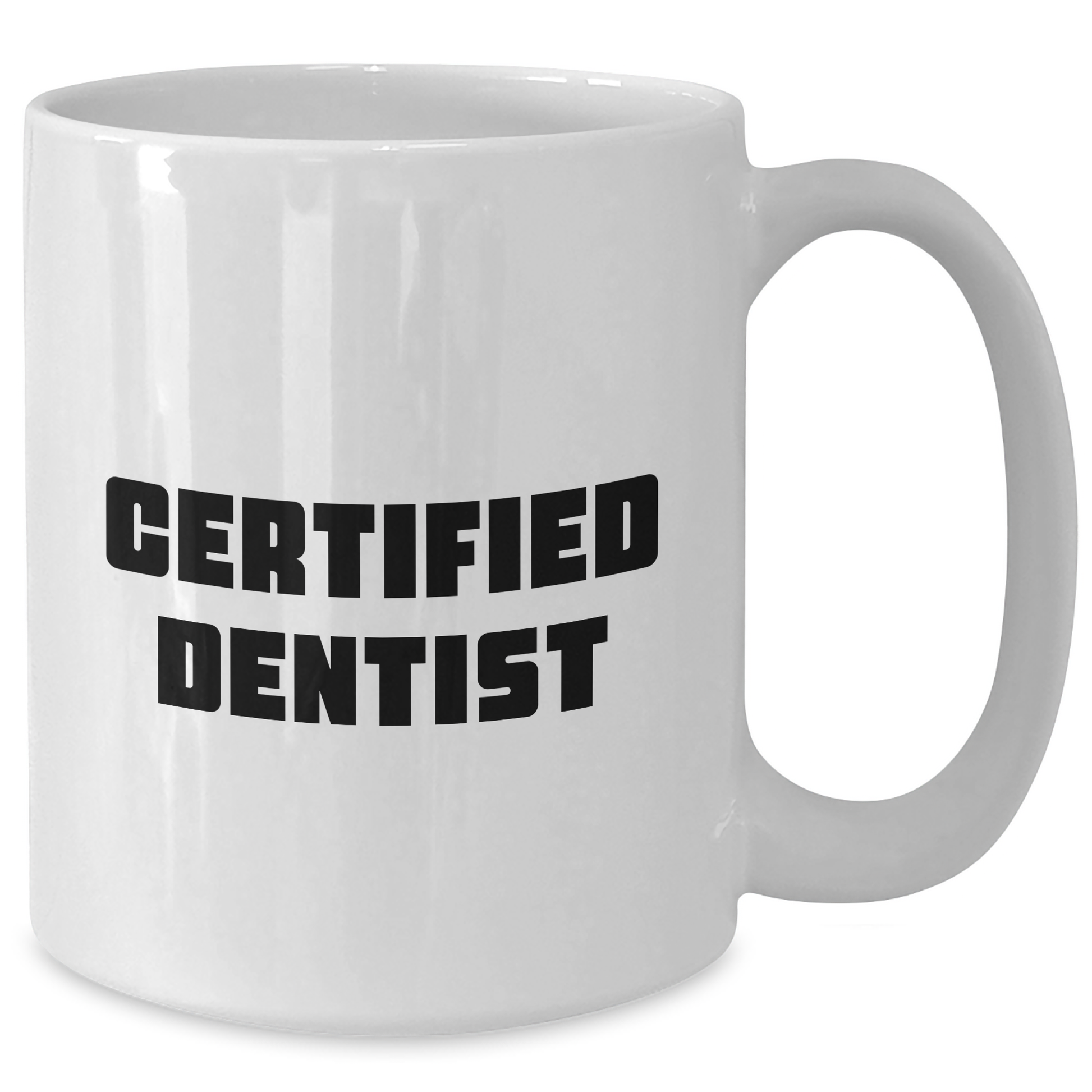 Funny Dentist Gifts from Men to Women - White Coffee Mug for Mom on Mother's Day - 'A Dentist's Sense of Humor is the Best Medicine' - Additional