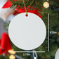 Funny Certified Substitute Teacher Gifts for Christmas - Circle Ornament from Friends, 'May the Lessons be Ever in Your Favor' Quote for Substitute Teacher's Home or Office - Image 2