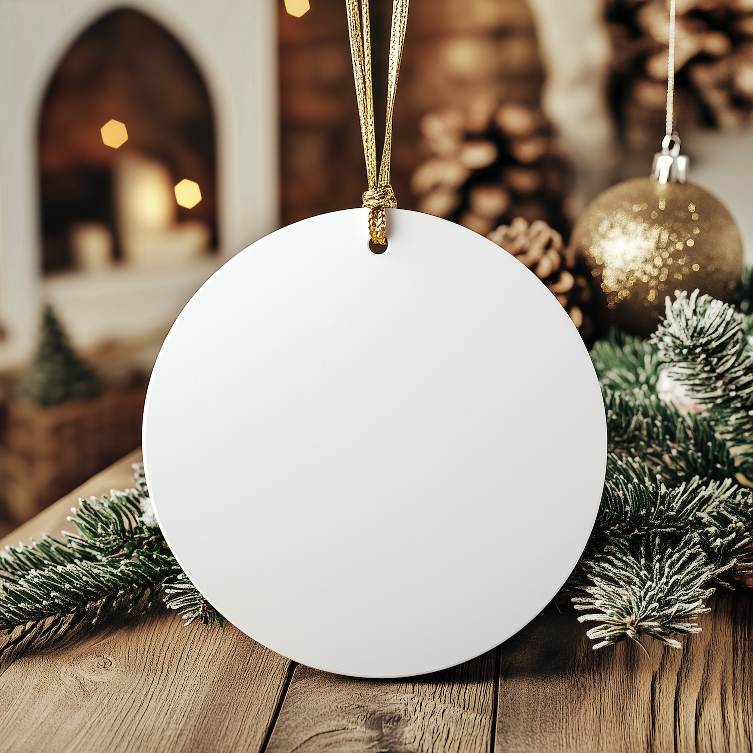 Funny Certified Substitute Teacher Gifts for Christmas - Circle Ornament from Friends, 'May the Lessons be Ever in Your Favor' Quote for Substitute Teacher's Home or Office - Image 3