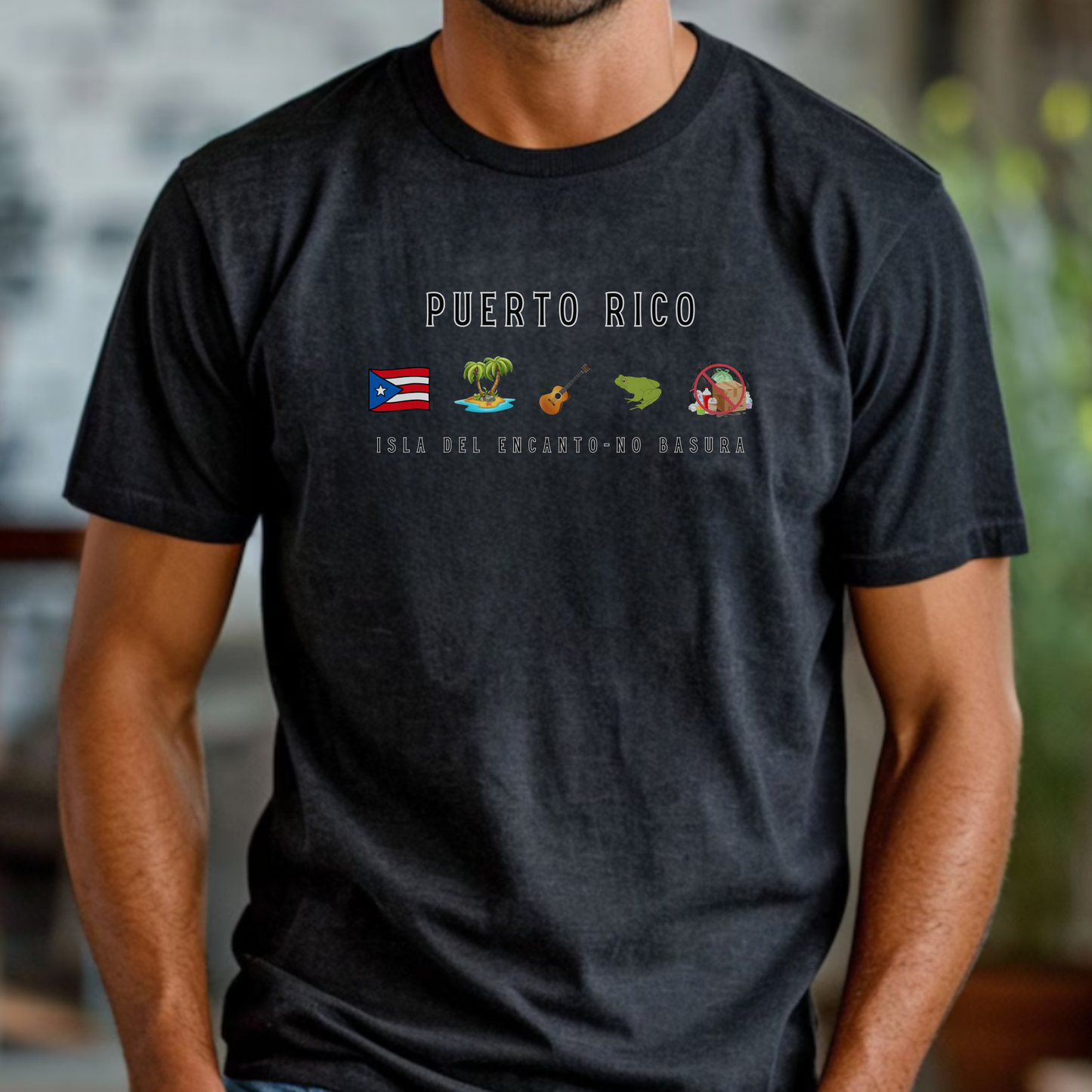 Isla Del Encanto No Basura Camiseta