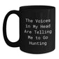 Funny Hunting Gifts for Men from Friends and Family - Inspirational Black Coffee Mug for Graduation - Main