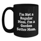 Gordon Setter Dog Mom Funny Gifts from Friends and Family for Graduation Unique Gifts - Black Coffee Mug - Main