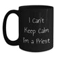 Funny Priest Gifts, Men, Christmas Unique Gifts, I'm A Priest Black Coffee Mug, Perfect - Main