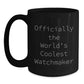 Funny Watchmaker Gifts, Unique Black Coffee Mugs for Men, Officially The World's Coolest Watchmaker Christmas Unique Gifts from Friends - Main