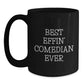 Comedian Gifts for Men Funny Mugs Best Effin' Comedian Ever Black Coffee Mug Christmas Unique - Main