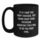 Funny Physician Assistant Gifts for Men Black Coffee Mugs - Christmas Unique Presents from Friends to Physician Assistant - Main