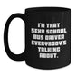 Funny School Bus Driver Gifts from Men, Unique Black Coffee Mug for School Bus Driver, Christmas Unique Gifts - Main