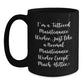 Funny Maintenance Worker Gifts from Friends - I'm A Tattooed Maintenance Worker Black Coffee Mug, 11oz or 15oz, Microwave and Dishwasher Safe - Main