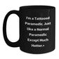 Funny Rescue Worker Gifts for Men, Black Coffee Mug, Unique Christmas Unique Gifts from Friends, I'm A Tattooed Rescue Worker, Just Like A Normal Rescue Worker Except Much Hotter. - Main