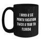 Florida Sunshine Black Coffee Mugs Gifts from Men to Friends for Family Christmas Unique Mugs - Main