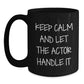 Fun Actor Black Coffee Mugs for Actor Enthusiasts Gifts from Friends, Christmas Unique Gift Ideas for Actor Lovers - Main