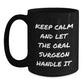 Funny Oral Surgeon Gifts from Friends - Keep Calm And Let The Oral Surgeon Handle It Christmas Unique Mugs for Oral Surgeon Men - Main