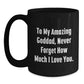 Goddad Gifts from Men to Their Amazing Fathers - Unique Black Coffee Mugs for Christmas - Main