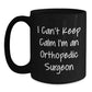 Funny Orthopedic Surgeon Gifts from Men, Unique Black Coffee Mugs for Christmas Unique Gifts, I'm an Orthopedic Surgeon Funny Mug - Main