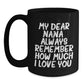 Gifts for Nana, Funny Quote Coffee Mug, Christmas Unique Gifts from Grandkids - Main