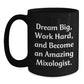 Mixologist Gifts for Him, Funny Quote Black Coffee Mug, Inspirational Mug Gifts from Friends for Men, Unique Christmas Unique Gifts - Main