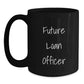 Funny Loan Officer Gifts for Men, Women, Friends, and Coworkers - 'Future Loan Officer' Quote on Black Coffee Mug - Unique Christmas Unique Gifts - Main
