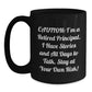 Gifts from Friends, Family, or Coworkers for Principals - Funny Quote Black Coffee Mug, Graduation Unique Gifts - Main