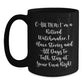 Watchmaker Christmas Unique Gifts from Men to Watchmaker Friends - Funny 'Caution: I'm A Retired Watchmaker' Black Coffee Mug - Main