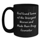 Funny Drug Counselor Gifts from Friends, Unique Black Coffee Mug for Women Drug Counselors, Christmas Unique Ideas - Main