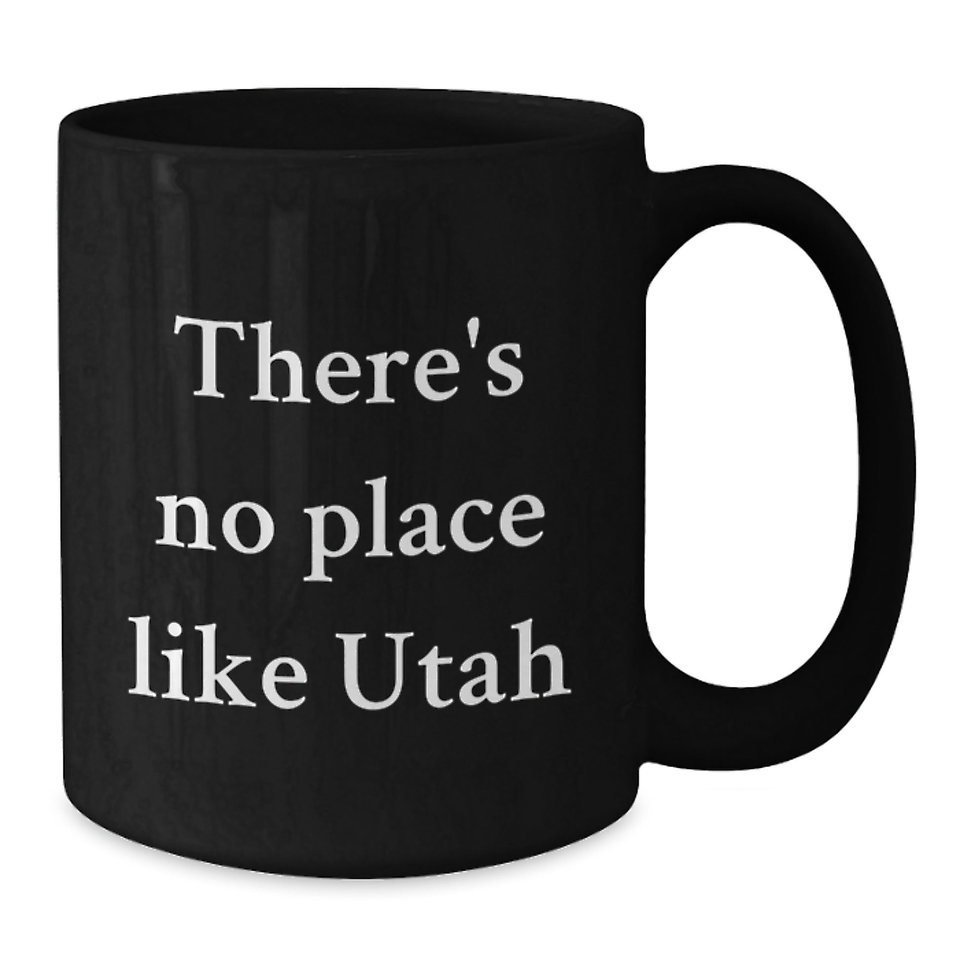 Utah Gifts from Men, Funny Utah Quotes on Black Coffee Mug, Christmas Unique Gifts - Additional