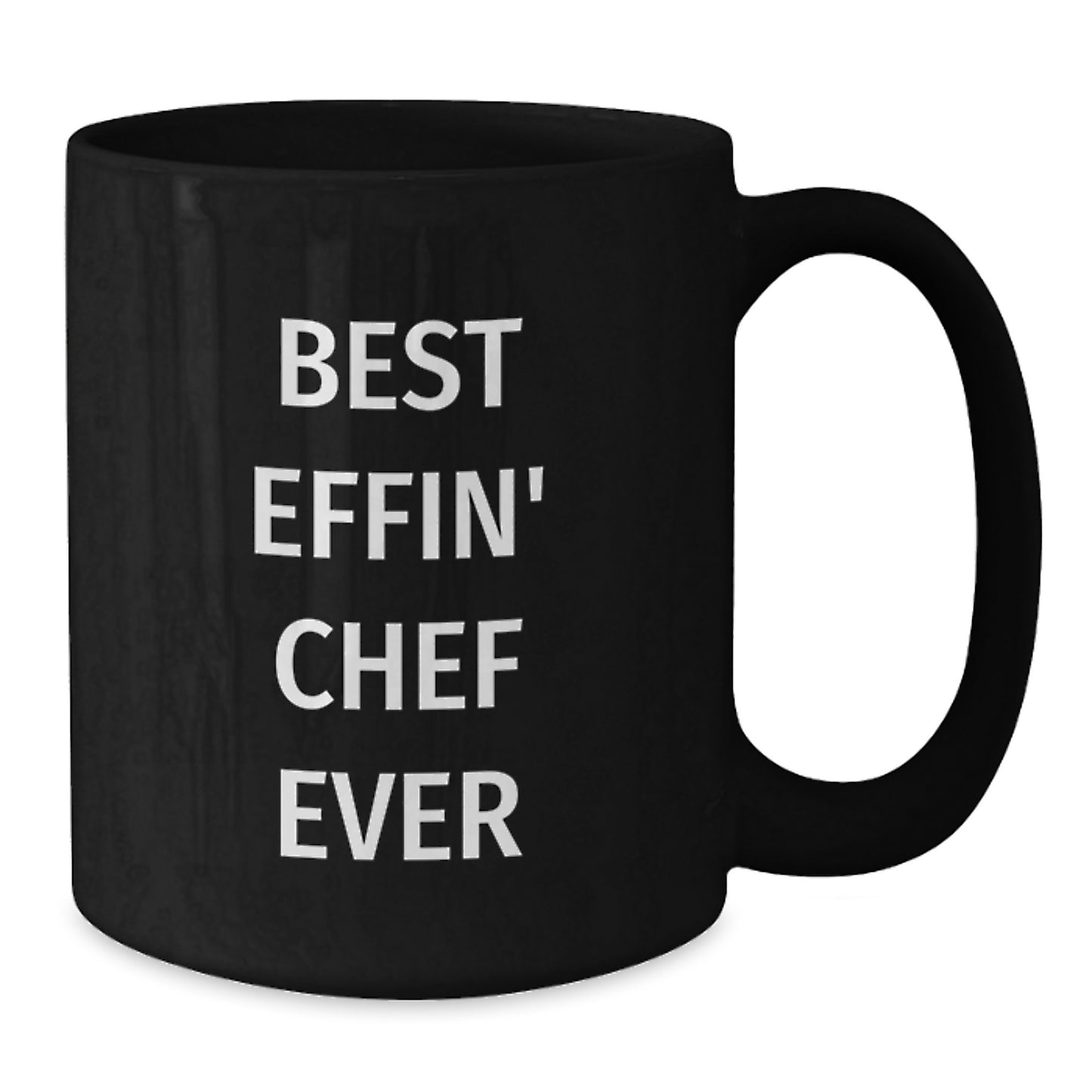 Funny Chef Gifts from Men to Best Effin' Chef Ever Lover, Unique Black Coffee Mugs for Christmas, Inspirational Kitchenware for Men, Women, Friends, Family - Additional
