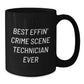 Gifts from Men for Crime Scene Technician Enthusiasts, Funny Black Coffee Mug for Work, Unique Christmas Unique Gifts for Him - Additional