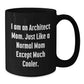 Funny Architect Mom Black Coffee Mug, Ideal Gift for Architect Friends and Family on Christmas Morning, Gifts from Mom, Unique Architect Christmas Unique Gifts - Additional