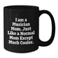 Gifts for Musician Friends - Funny Musician Mom Black Coffee Mug, Unique Christmas Unique Gifts for Musician Men, Funny Coffee Mug for Musician Family - Additional