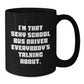 Funny School Bus Driver Gifts from Men, Unique Black Coffee Mug for School Bus Driver, Christmas Unique Gifts - Additional