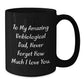 Funny Unbiological Dad Gifts for Him, Black Coffee Mug with To My Amazing Unbiological Dad, Unique Christmas Unique Gifts from Men, Women, Friends, Family - Additional