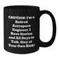 Funny Aerospace Engineer Gifts - Caution: Retired Engineer at Your Own Risk! Gifts from Friends to Aerospace Engineer Men - Additional