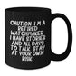 Watchmaker Gift for Men - Funny Quote Black Coffee Mug - Unique Christmas Unique Gifts from Family to Watchmaker Friends - Stay at Your Own Risk! - Additional
