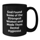 Funny Dental Hygienist Quote Black Coffee Mug Gifts for Dental Hygienist from Friends and Family - Christmas Unique Gifts - Additional