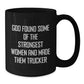 Funny Trucker Gifts from Men - Black Coffee Mug for Trucker Women Coworkers Christmas Unique - Additional