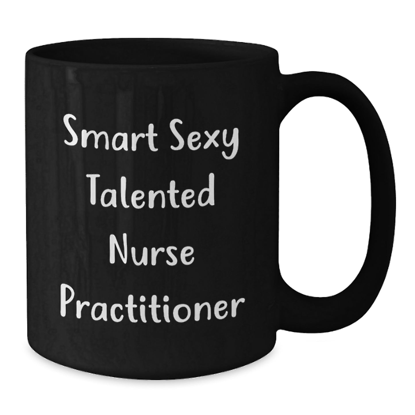 Nurse Practitioner Funny Gifts, Inspirational Quote Black Coffee Mug, Gifts from Friends for Nurse Practitioner Birthday, Talented Nurse Perfectly Brewed - Additional