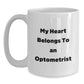 Optometrist Gifts Funny Quote White Coffee Mug for Christmas Unique Gifts from Friends to Optometrist, White Coffee Mug for Men, Women, Coworkers, or Family - Main
