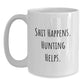 Funny Hunting White Coffee Mugs for Men Gifts from Friends to Family on Christmas Unique Presents - Main