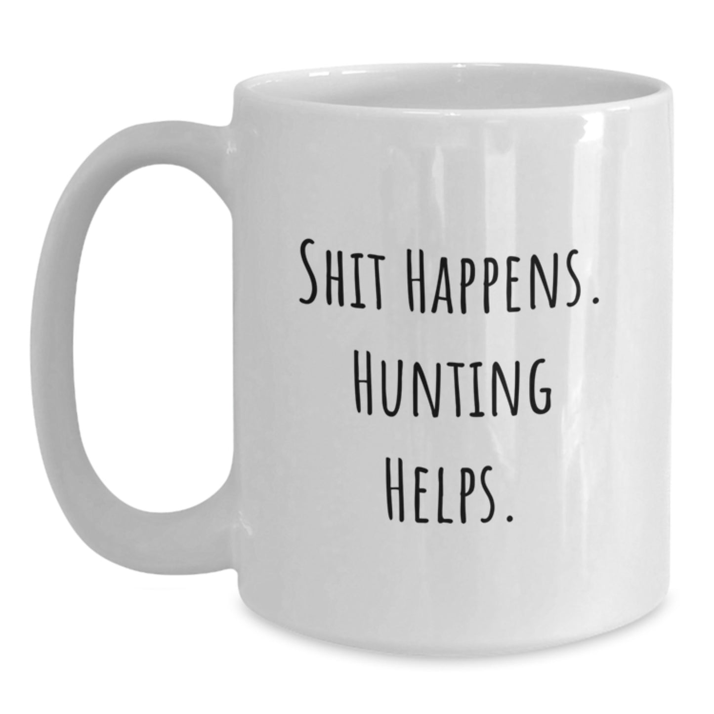 Funny Hunting White Coffee Mugs for Men Gifts from Friends to Family on Christmas Unique Presents - Main
