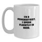 Funny Psychiatrist Gifts from Friends - White Coffee Mug with I'm A Psychiatrist. I Speak Fluently In genius. Quote for Birthday - Main
