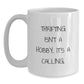 Thrifting Lovers' Funny White Coffee Mug, Gifts from Friends for Thrifting Enthusiasts, 'Thrifting Isn't A Hobby. It's A Calling.' - Main