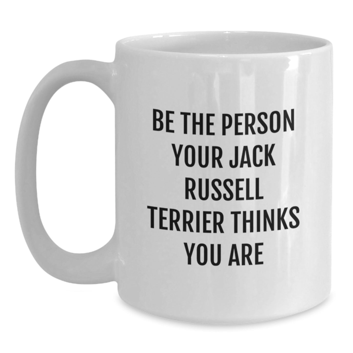 Funny Jack Russell Terrier Dog Gifts from Friends and Family for Him Her White Coffee Mug Birthday Unique Presents - Main