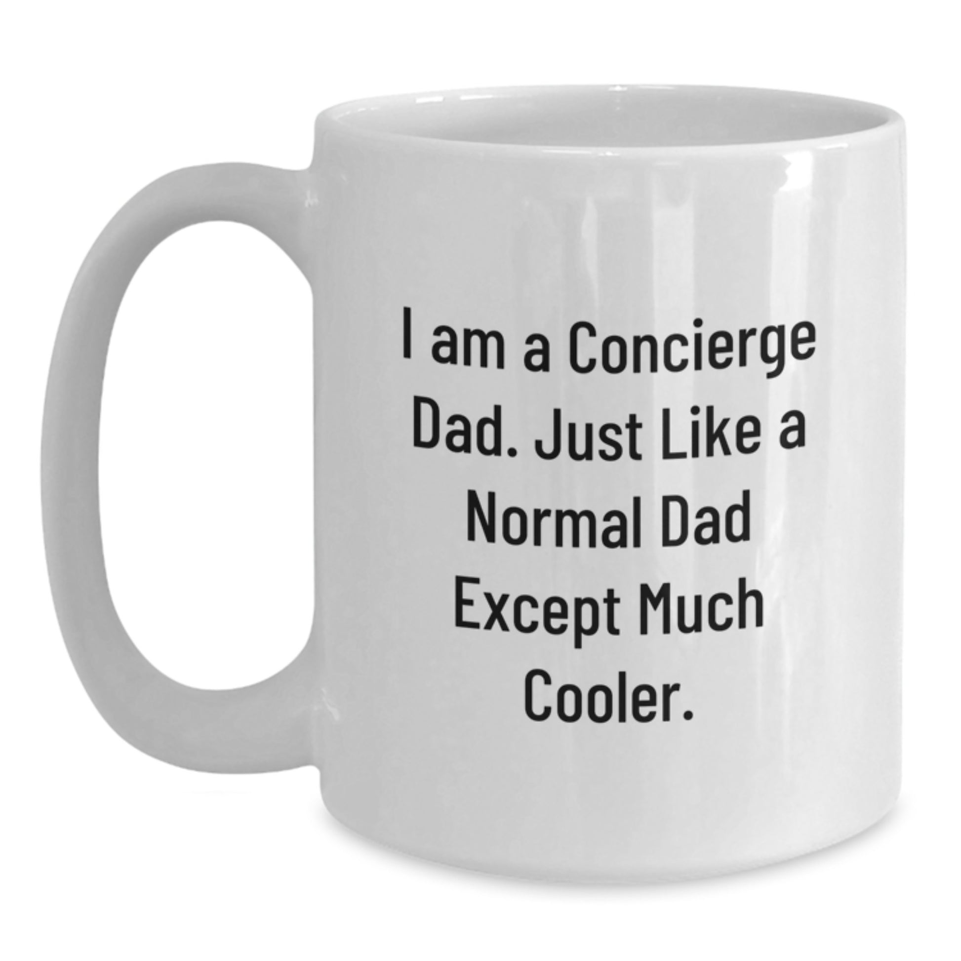 Funny Concierge Dad Gifts from Men to Friends for Christmas Unique Mugs - Main