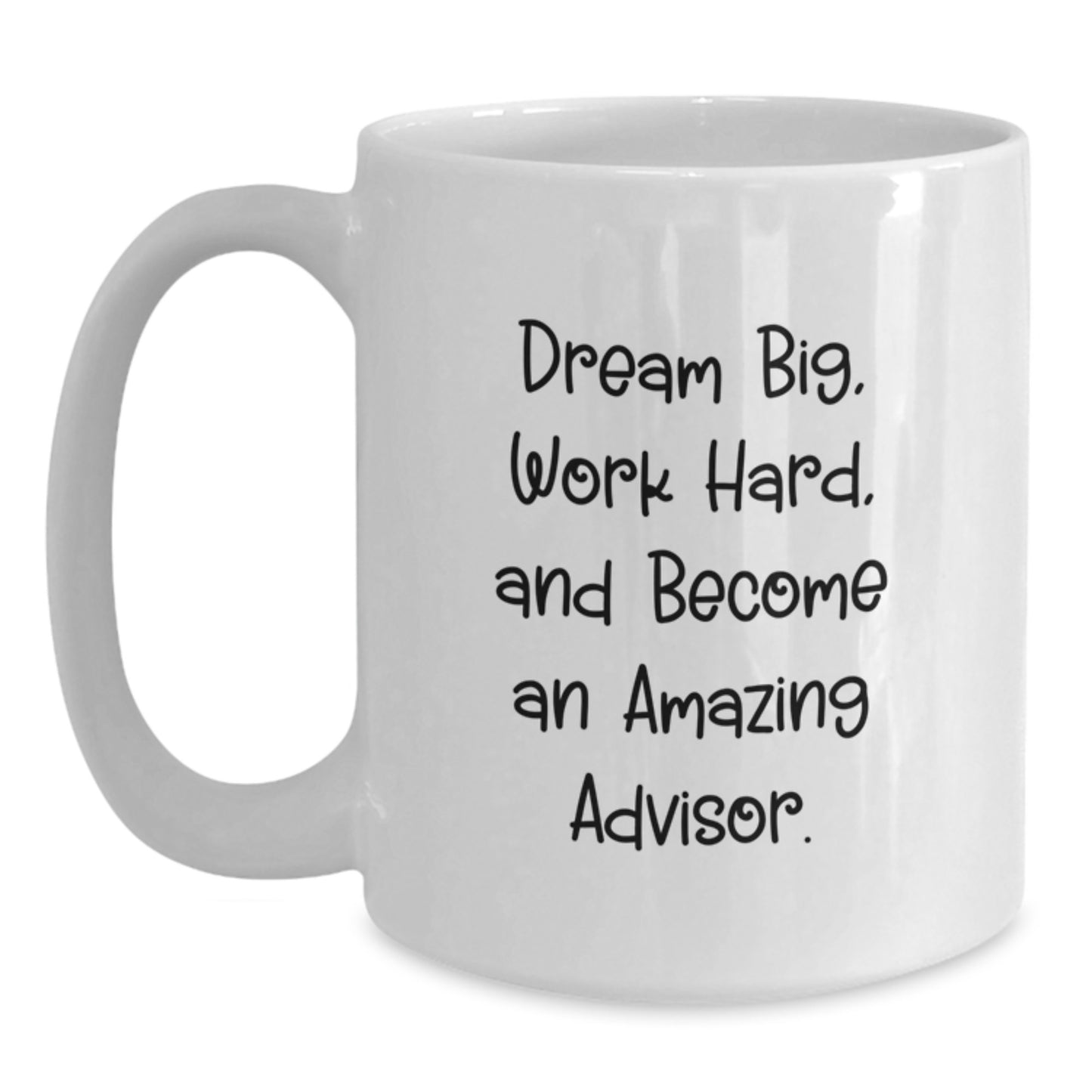 Funny Advisor Quotes Gifts from Men Women Friends Coworkers Family to Advisor Men Women Friends Coworkers Family White Coffee Mug for Christmas Morning - Main