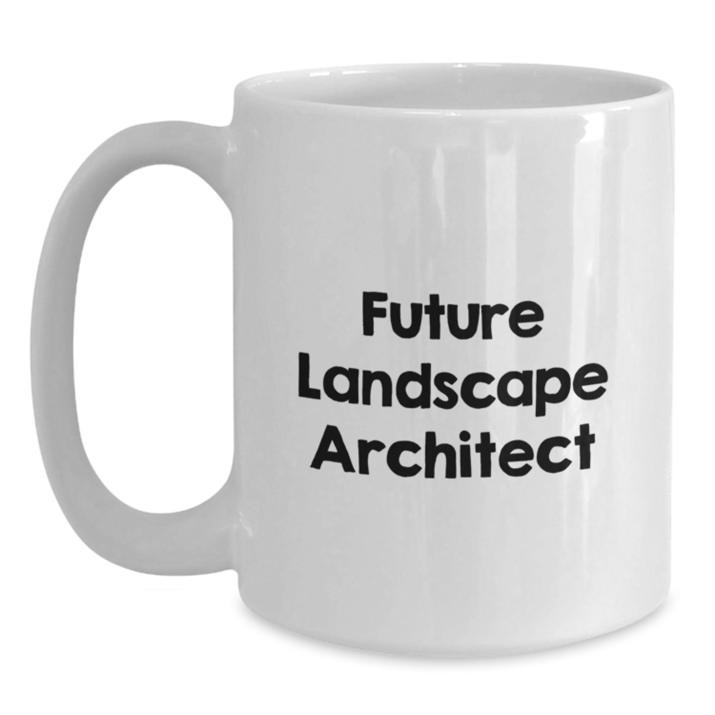 Funny Landscape Architect Gifts from Friends for Men - Future Landscape Architect White Coffee Mug, Christmas Unique Mug - Main