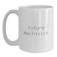 Funny Machinist Gifts, White Coffee Mugs for Men - Future Machinist Christmas Unique Presents for Him by Friends, Family - Main