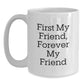 Funny White Coffee Mugs for Friend Gifts from Men, Gifts for Friend on Christmas Unique Ideas - Main