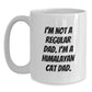 Himalayan Cat Dad Gifts, Funny White Coffee Mug for Birthday, 'I'm Not A Regular Dad. I'm A Himalayan Cat Dad.' Gifts from Family, Friends, Coworkers - Main