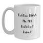 Funny Rancher Gifts for Men - Coffee Gives Me My Rancher Power White Coffee Mug, 11oz or 15oz, Ceramic, Gifts from Friends or Family, Birthday Unique Gifts for Ranchers - Main