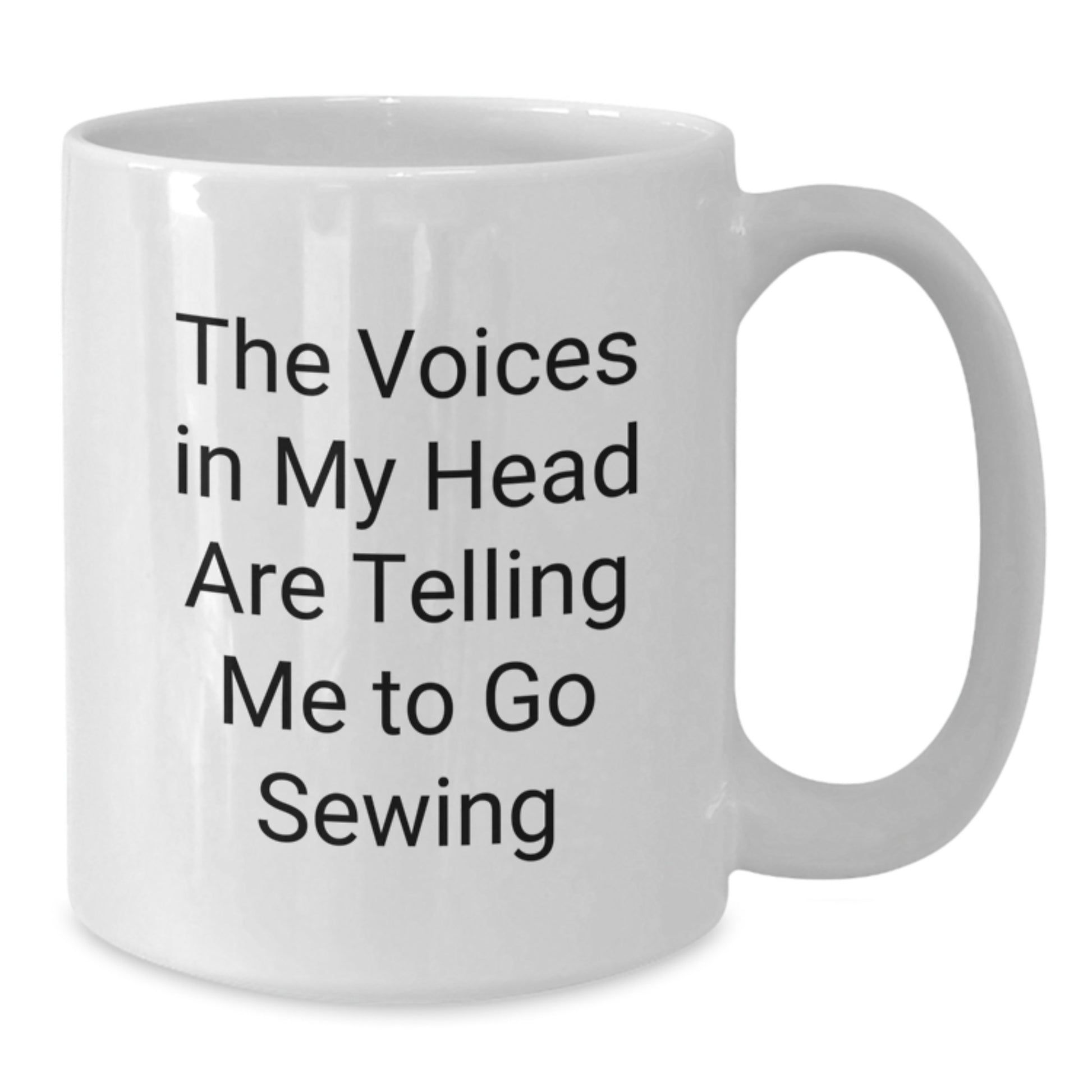 Funny Sewing Quotes White Coffee Mug Gifts for Women Friends - Unique Christmas Unique Gifts from Women to Sewing Enthusiasts - Additional